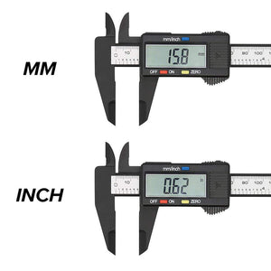 150Mm/100Mm Carbon Fiber Digital Caliper