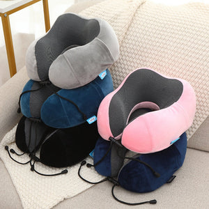 Travel Comfort U Shaped Memory Foam Neck Pillow