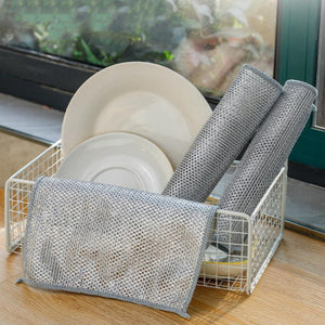 Double Layer Steel Wire Cloth Cleaning Cloths