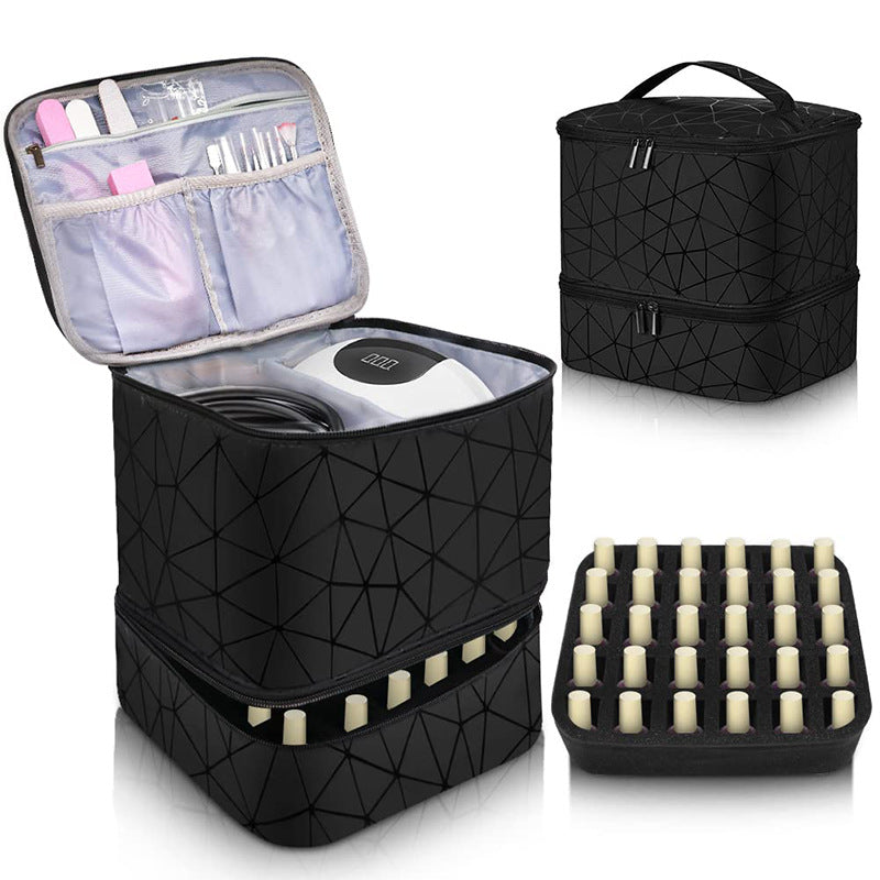 30 Bottles Nail Polish Storage Bag