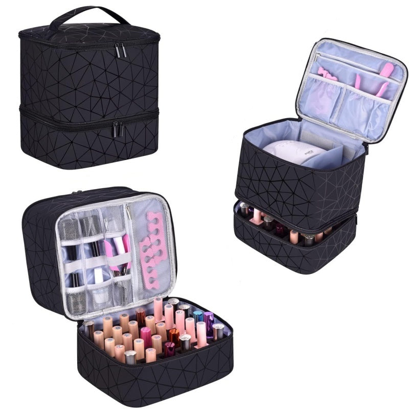 30 Bottles Nail Polish Storage Bag