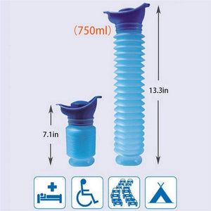 Portable Reusable Shrink Camping Toilet Emergency Urinal