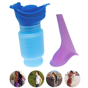 Portable Reusable Shrink Camping Toilet Emergency Urinal