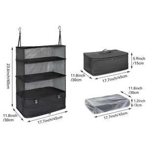 Hanging Packing Cubes Laundry Storage Compartment