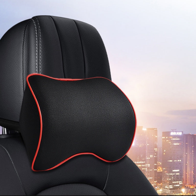 Car Headrest Neck Pillow Memory Foam Breathable Support Rest Protector