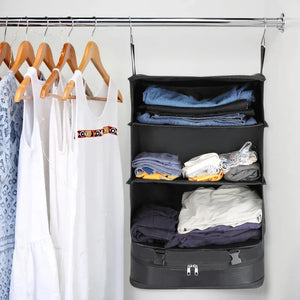 Hanging Packing Cubes Laundry Storage Compartment