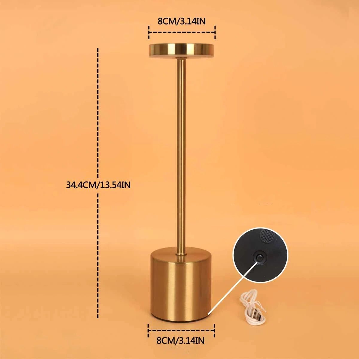 Led Rechargeable Touch Table Lamp