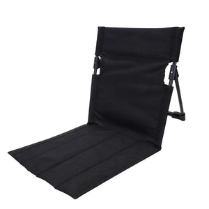 Foldable Camping Chair With Backrest Cushion