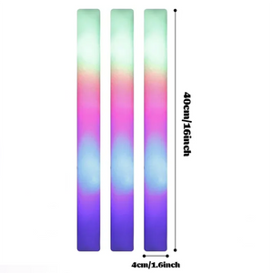 8/10/15/20Pcs Colorful Led Glow Foam Sticks