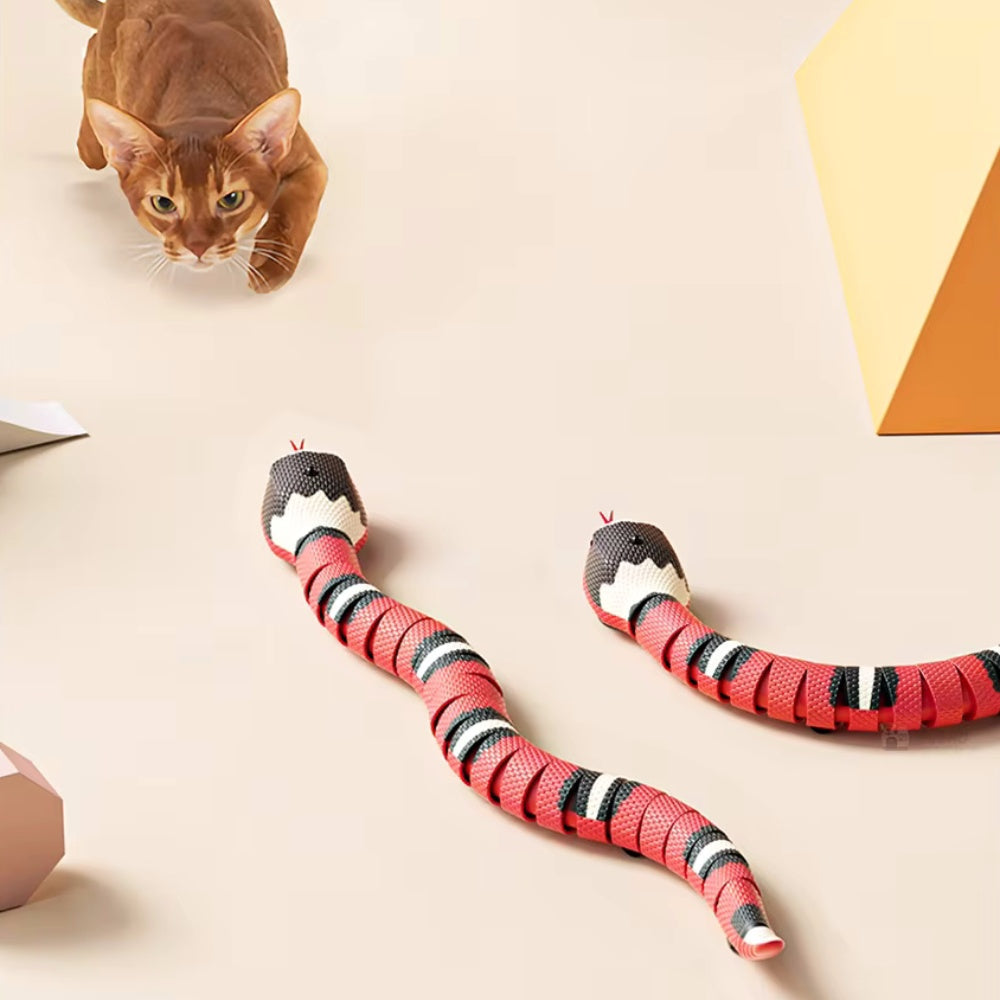 Smart Sensing Cat Toys Interactive Automatic Electronic Snake