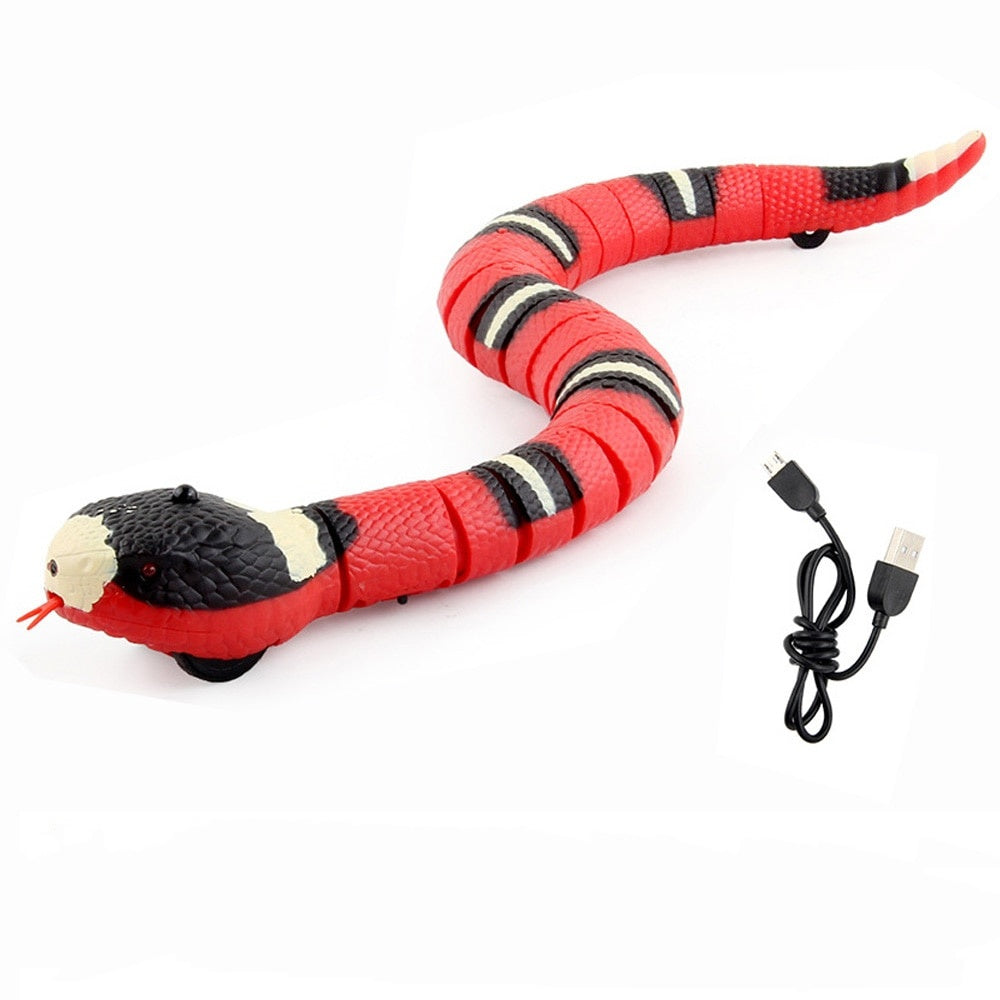 Smart Sensing Cat Toys Interactive Automatic Electronic Snake