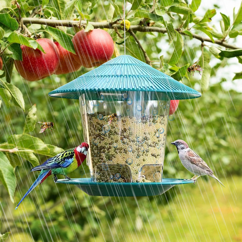 Automatic Foot Feeding Tool Outdoor Bird Feeder