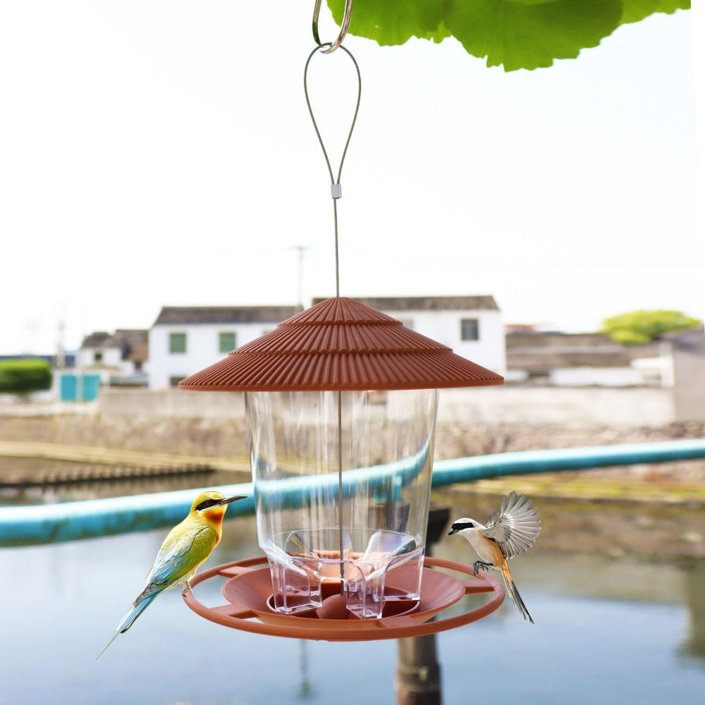 Automatic Foot Feeding Tool Outdoor Bird Feeder