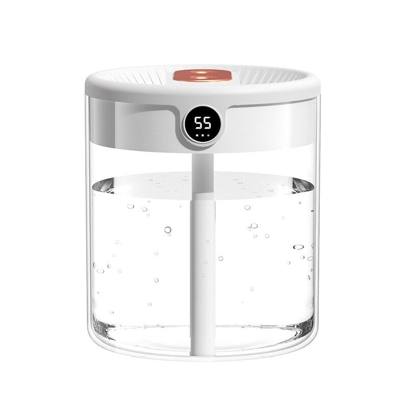 2L Large Capacity Digital Display Dual Spray Humidifier