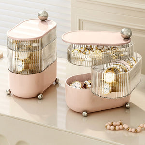 Veile Studios 3 Layers Rotating Jewelry Storage Box