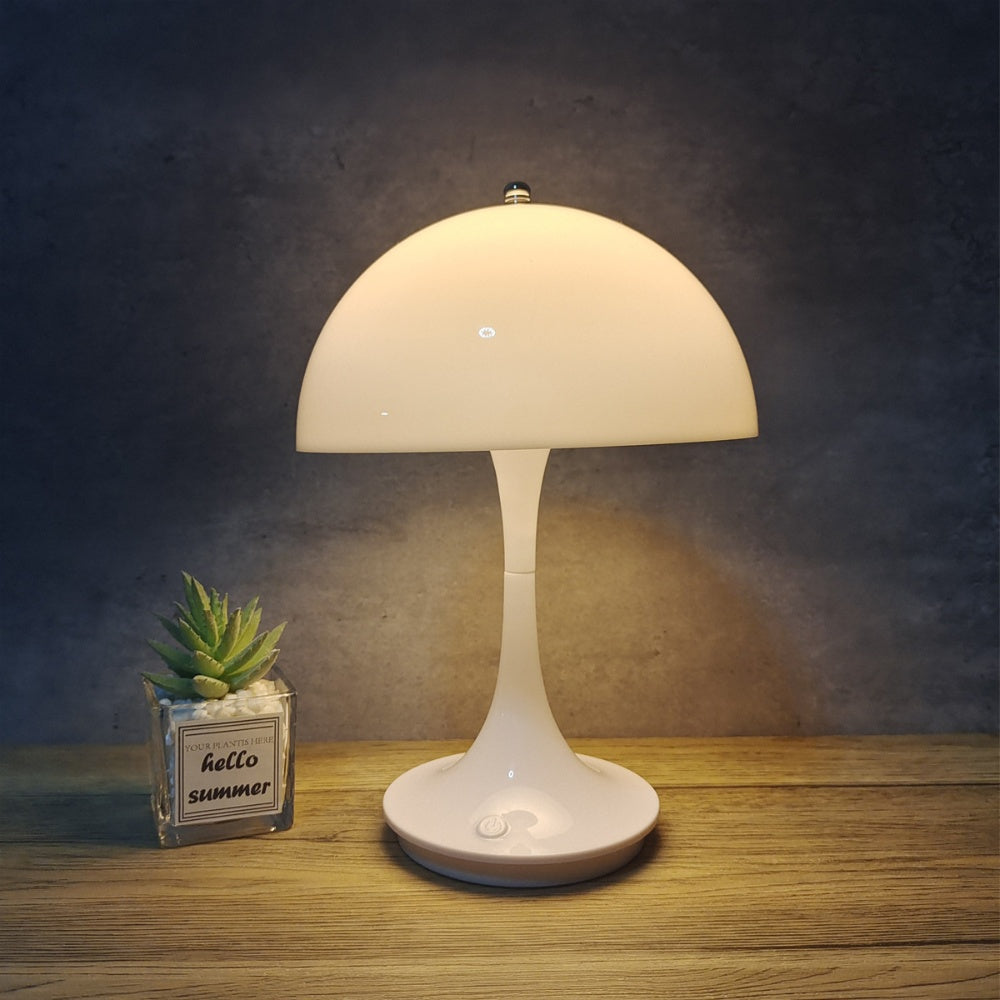 Portable Usb Charging Dimmable Flower Bud Table Lamp