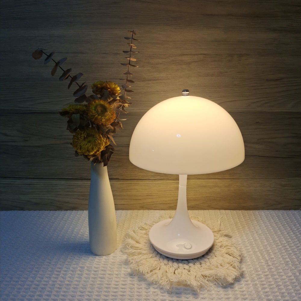 Portable Usb Charging Dimmable Flower Bud Table Lamp