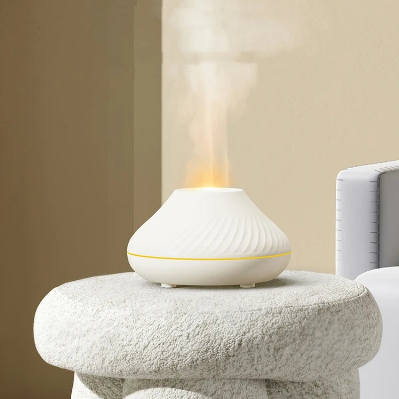 Color Flame Volcanic Aroma Diffuser Essential Oil Lamp