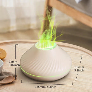 Color Flame Volcanic Aroma Diffuser Essential Oil Lamp