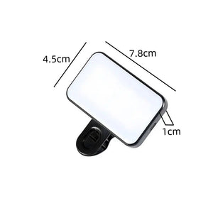 Rechargeable Adjustable Brightness Clip On Mini Selfie Fill Light