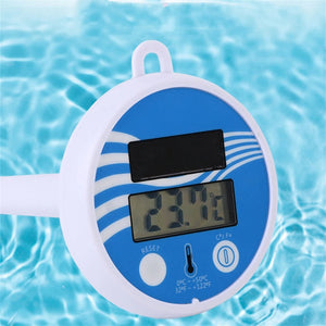 Solar Powered Floating Digital Pool Thermometer