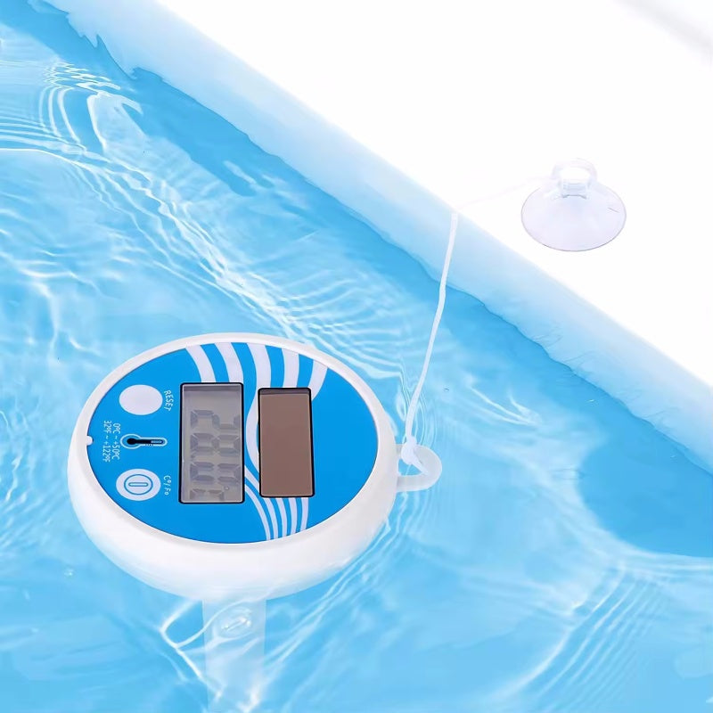 Solar Powered Floating Digital Pool Thermometer