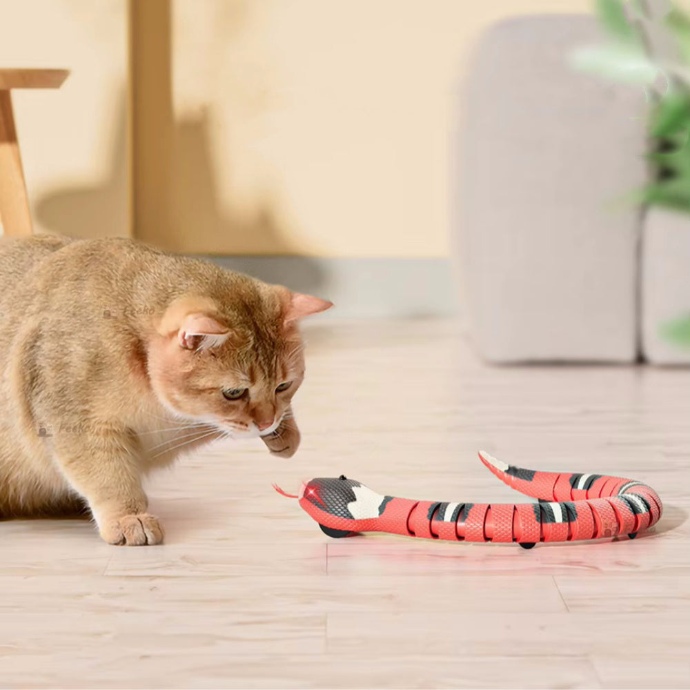 Smart Sensing Cat Toys Interactive Automatic Electronic Snake