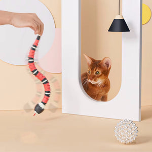 Smart Sensing Cat Toys Interactive Automatic Electronic Snake