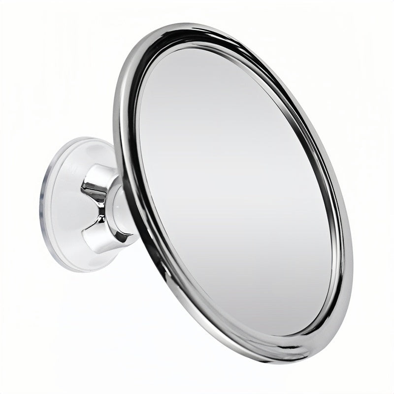 360 Rotating Shower Round Fogless Makeup Mirror With Suction Cup