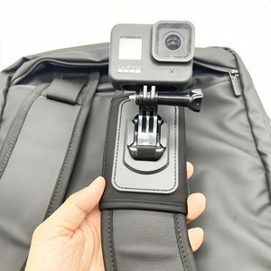 360 Rotation Bag Backpack Shoulder Strap Mount Holder For Gopro