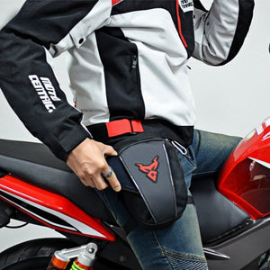 Motorcycle Drop Waist Leg Bag Waterproof Motorbike Tactical Travel Purse Fanny Pack Bags