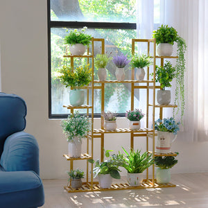 9 Tier Extra Large Bamboo Plant Stand