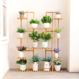 9 Tier Extra Large Bamboo Plant Stand