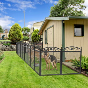 8 Panel Diy Heavy Duty Dog Playpen With Waterproof Pad