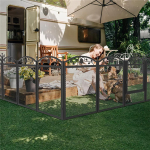 8 Panel Diy Heavy Duty Dog Playpen With Waterproof Pad