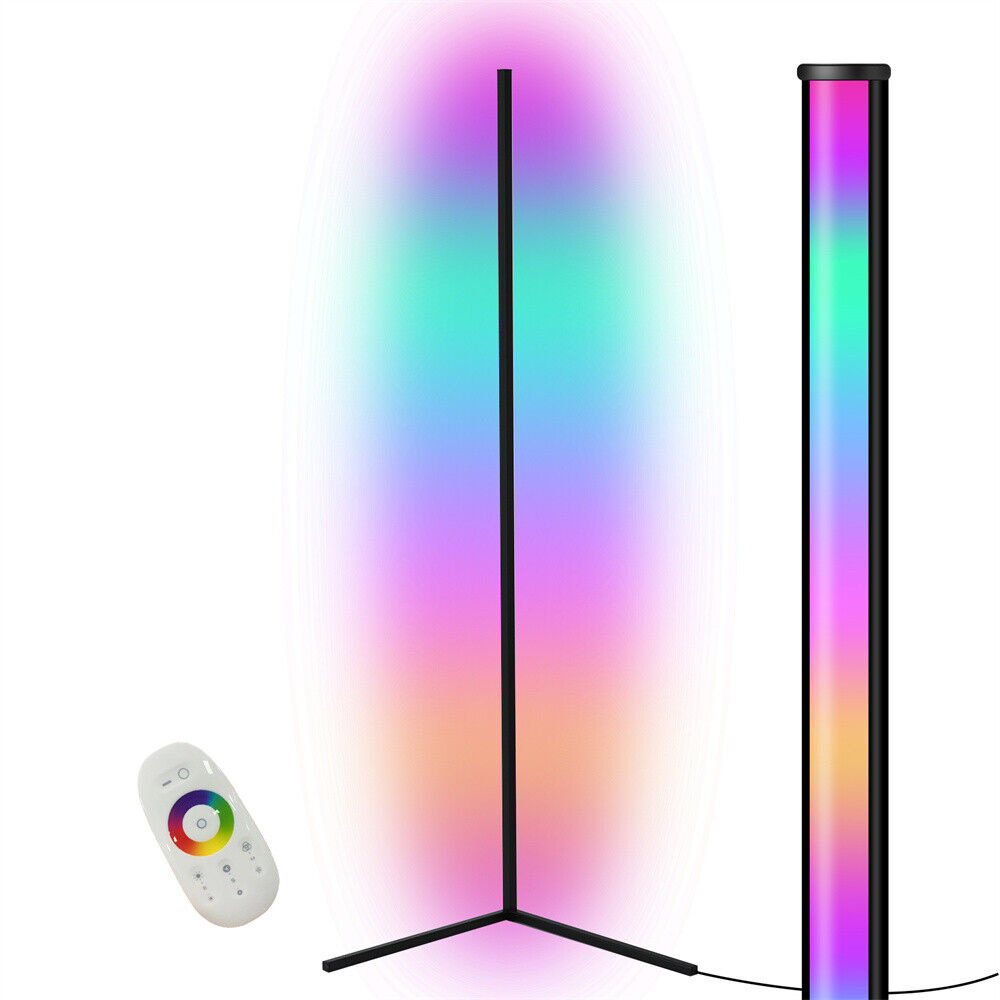 Rgb Led Floor Corner Lamp With Remote Control