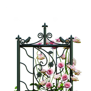 Metal Garden Trellis Tall Plant Climbing Lattice Fence