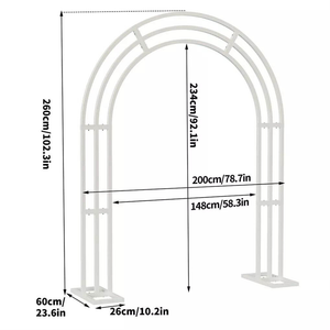 Metal Backdrop Arch Stand Wedding Bridal Garden