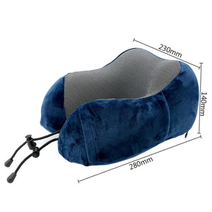 Soft Travel Pillow U Shaped Memory Foam Neck Cushion