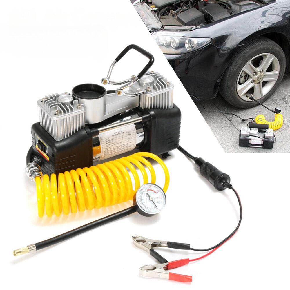 12V 150Psi Car Air Compressor Portable Tyre Deflator Inflator Pump 4Wd Truck