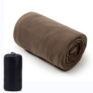 Ultra Light Portable Fleece Sleeping Bag Liner For Outdoor Camping