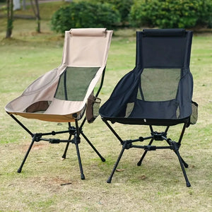 Ultra Light Camping Chair With Headrest