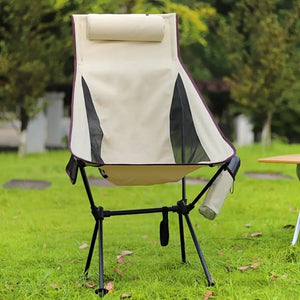 Ultra Light Camping Chair With Headrest