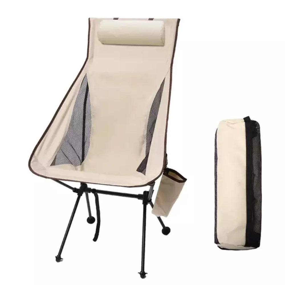 Ultra Light Camping Chair With Headrest