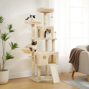 Premium Cat Tree With Multilevel Design And Cozy Condo For Cats Kittens