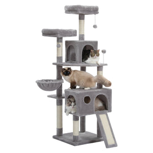 Premium Cat Tree With Multilevel Design And Cozy Condo For Cats Kittens