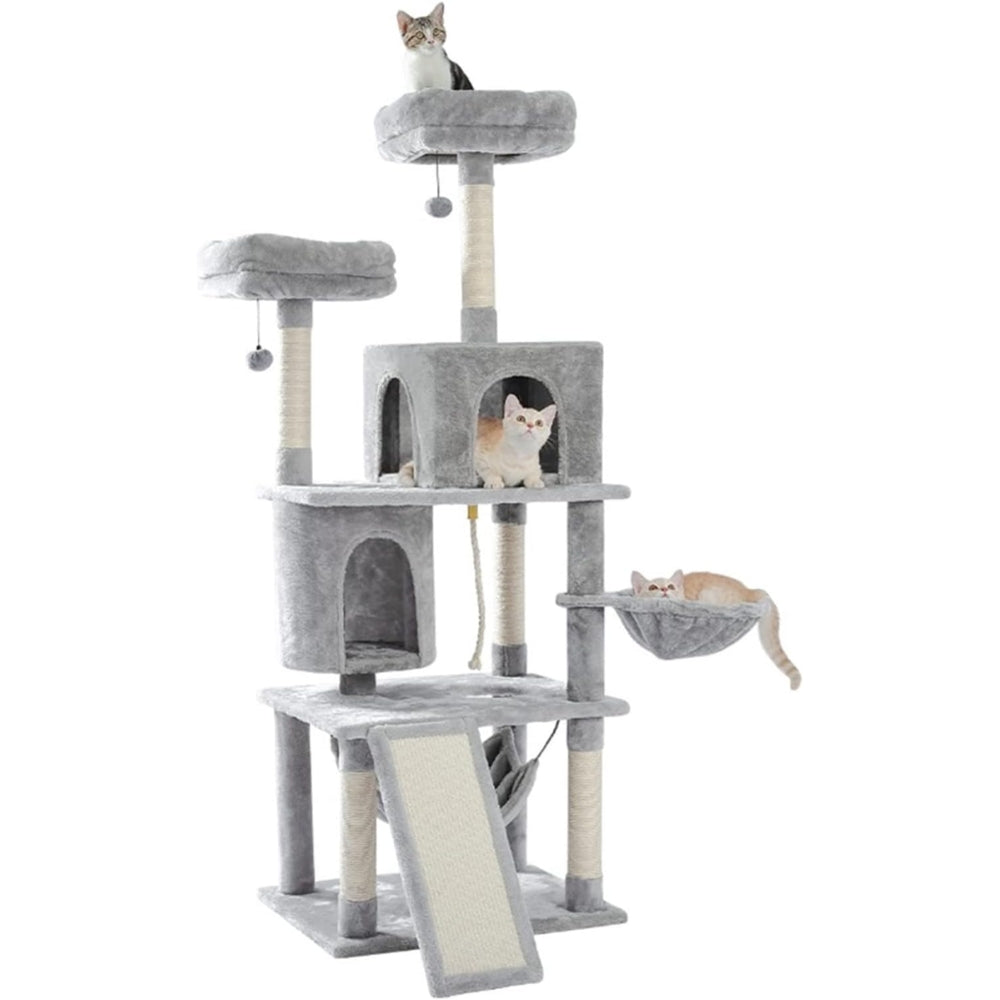 Premium Cat Tree With Multilevel Design And Cozy Condo For Cats Kittens