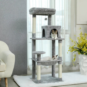 Premium Cat Tree With Multilevel Design And Cozy Condo For Cats Kittens