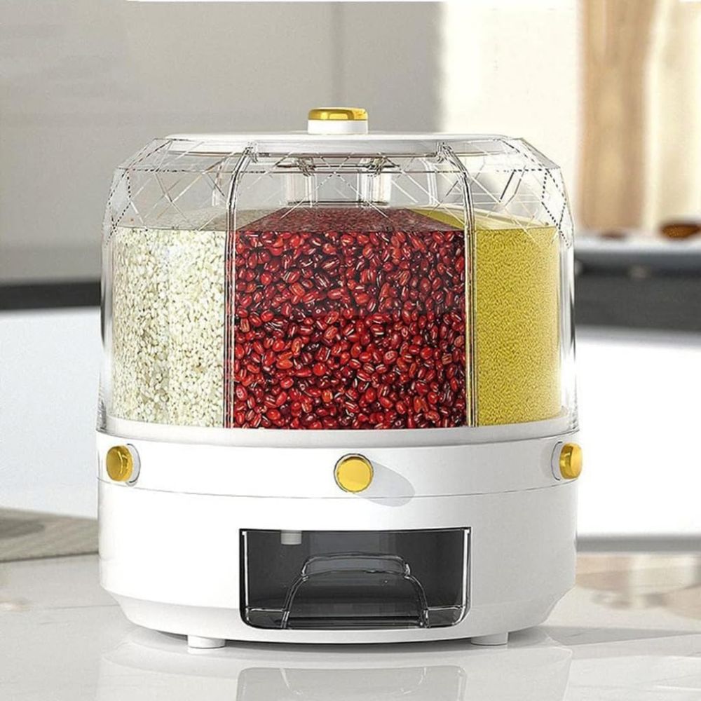 Moisture Proof 360 Rotating Rice Dispenser