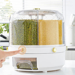 Moisture Proof 360 Rotating Rice Dispenser